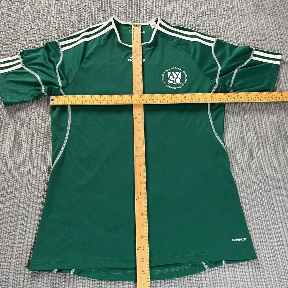 Adidas Climalite AYSO #23 Soccer Jersey Green Men's‎ Medium